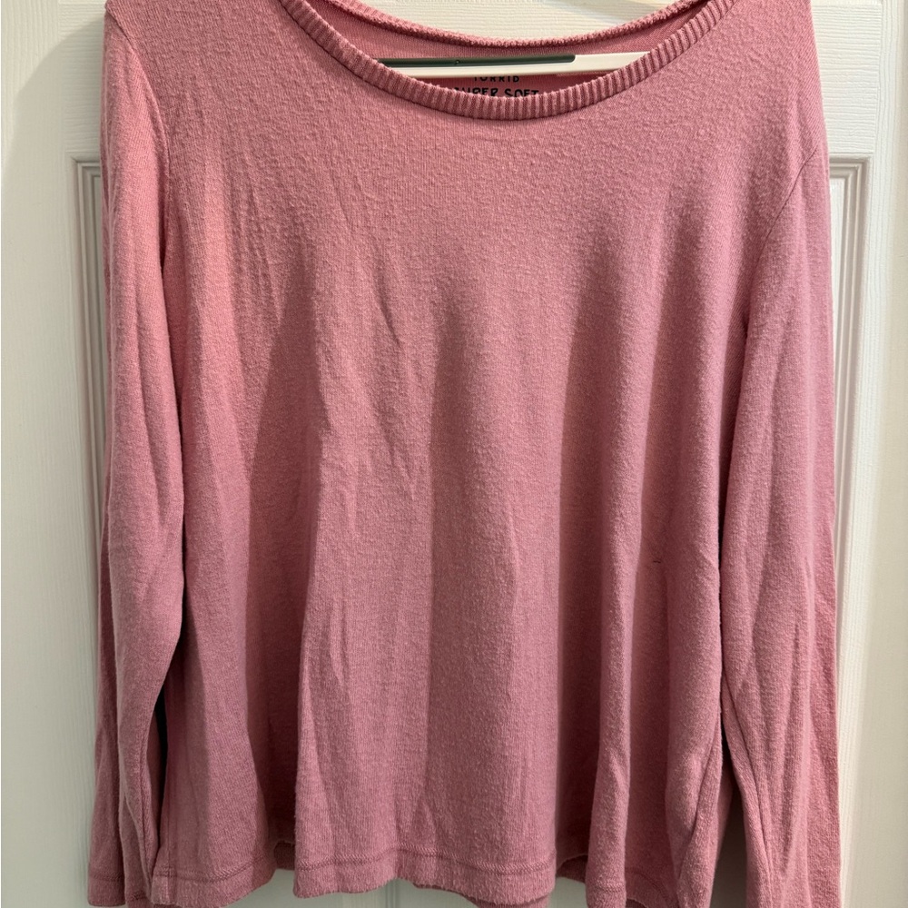Torrid Pink Super Soft Sleep Top
